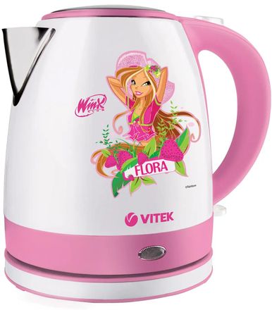 Чайник электрический Vitek WX-1001, 1.2л, металл