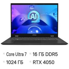 Изображение товара Игровой ноутбук MSI Prestige 16 AI Studio 16 IPS Intel Core Ultra 7 NVIDIA RTX 4050