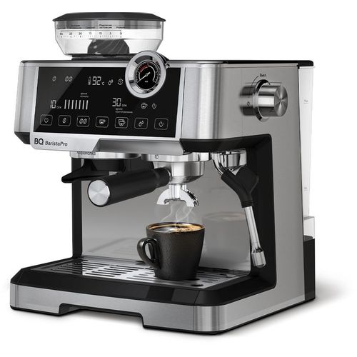 Кофеварка BQ CM5002, рожковая, нержавеющая сталь