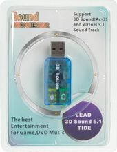 Звуковая карта USB TRUA3D