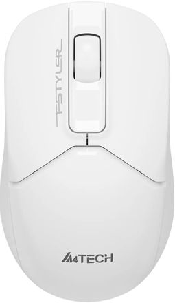 Мышь беспроводная A4TECH Fstyler FG12S, радио, оптическая, USB, 1200dpi, белый