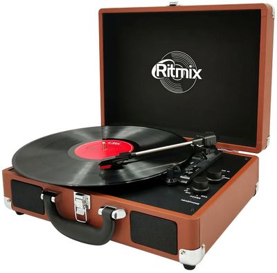 Виниловый проигрыватель Ritmix LP-160B, частично автоматический ...