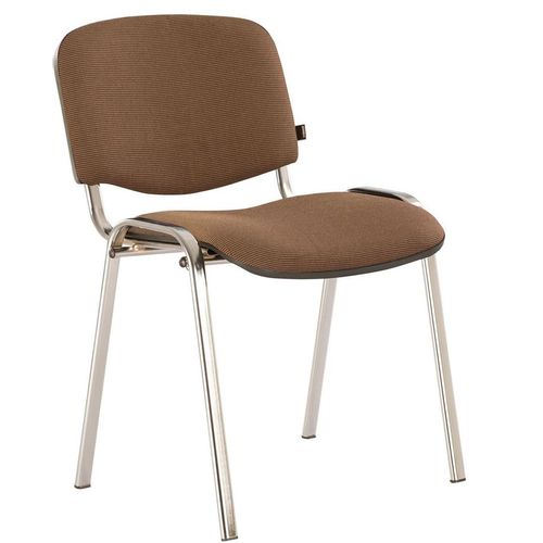 Стул BRABIX Iso CF-001, ткань, до 100кг, коричневый [531421]
