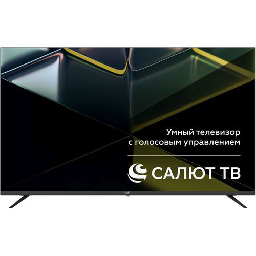 50" Телевизор LEFF 50U680T 4K Ultra HD, СМАРТ ТВ, Салют ТВ, черный