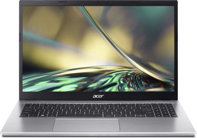 Ноутбук Acer Aspire 3 A315-59-55NK Slim NX.K6SER.00H, 15.6", IPS, Intel Core i5 1235U 1.3ГГц, 10-ядерный, 16ГБ DDR4, 512ГБ SSD,  Intel Iris Xe graphics, Eshell, серебристый