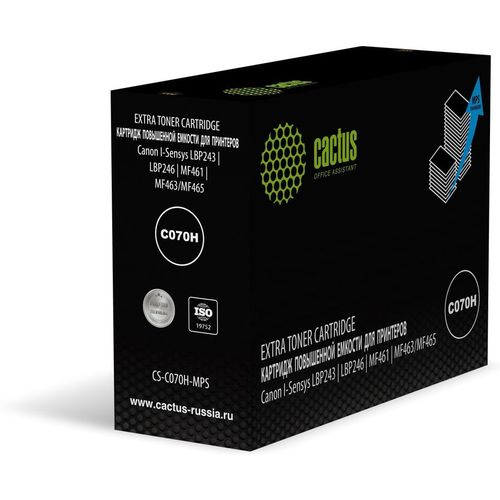 Картридж Cactus CS-C070H-MPS, 070H, черный / CS-C070H-MPS