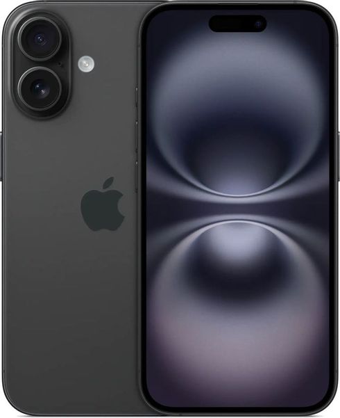 6.1" Смартфон Apple iPhone 16 256Gb,  A3287,  NFC,  OLED,  60Гц,  черный
