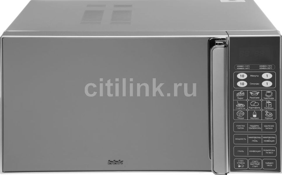 Микроволновая печь BBK 23MWC-982S/SB-M, 900Вт, 23л, серебристый