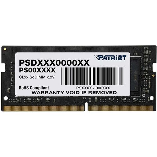 Оперативная память Patriot Signature PSD416G266681S DDR4 - 1x 16ГБ 2666МГц, для ноутбуков (SO-DIMM), Ret