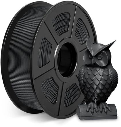 Пластик Cactus CS-3D-ABS-1KG-BLACK ABS/ 1.75мм/ 1кг/ 386м/ черный