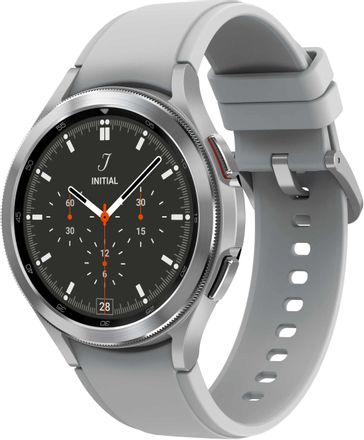 Смарт-часы Samsung Galaxy Watch 4 Classic 46мм,  1.4",  серебристый/серебристый [sm-r890nzsacis]