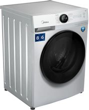 Стиральная машина Midea MF200D80WBS/W-RU, с паром, с сушкой, инверторная