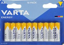 Изображение товара AA Батарейка VARTA Energy LR6 BL10 Alkaline,  10 шт.