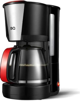 Кофеварка BQ CM1008,  капельная,  черный  / красный [86199096]