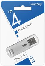 Флешка USB SMARTBUY V-Cut 4ГБ, USB2.0, серебристый [sb4gbvc-s] – купить ...