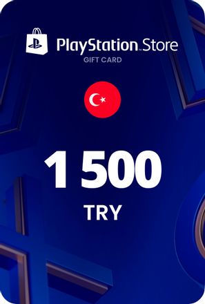 Пополнение игровой валюты PlayStation Store 1500 TRY Turkey, регион: Турция