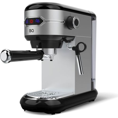 Кофеварка BQ CM3001, рожковая, нержавеющая сталь /черный