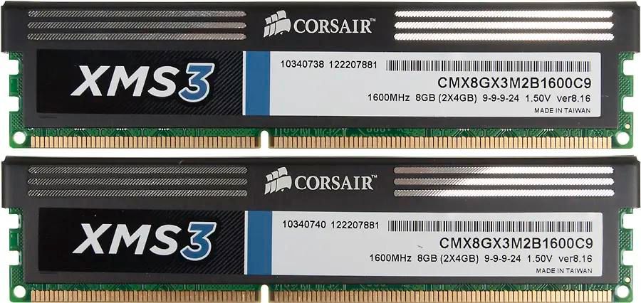 Corsair CMX8GX3M2B1600C9 DDR3 2x 4 1600 DIMM Ret 654918