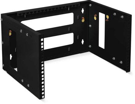 Кронштейн телеком. Cabeus (NC-6U-BK) 6U 19" 450мм нагр.:15кг черный