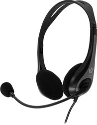 Гарнитура Oklick HS-M300, проводные, черный / серый