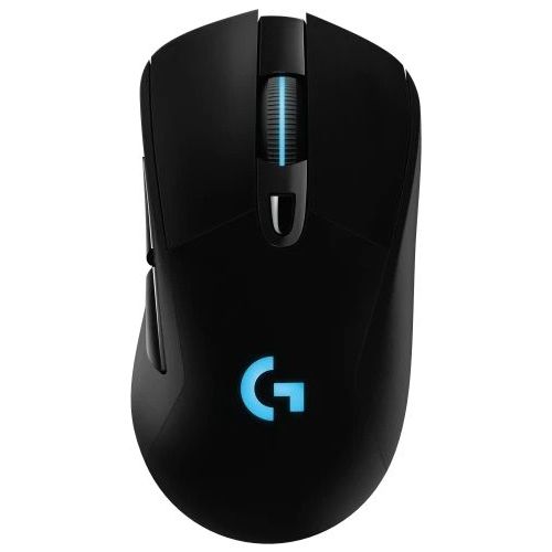 Мышь беспроводная Logitech G703 LightSpeed, игровая, радио, оптическая, USB, 25600dpi, черный [910-005644]