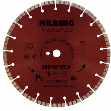 Отрезной диск HILBERG 300мм,  3.2мм,  25.4мм, по железобетону [hi807]