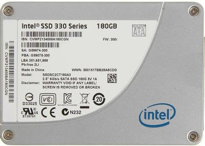 SSD Intel 330 Series SSDSC2CT180A3K5 180 2.5