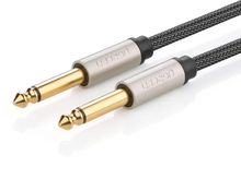 Изображение товара Кабель аудио UGREEN AV128 2м Jack 6.5 (m) - Jack 6.5 (m) серый