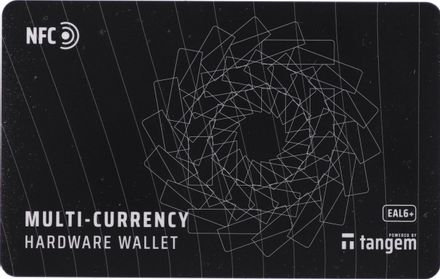 Криптокошелек TANGEM Wallet Pack of 2, Мультивалютный, NFC, EAL6+, Android, iOS, набор из 2 карт [tg115x2]