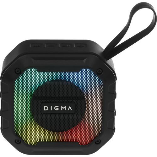Колонка портативная Digma D-PS1501, 10Вт, черный [dps1501]