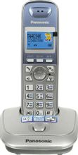 Радиотелефон Panasonic KX-TG2511RUS, серебристый и голубой – купить в ...