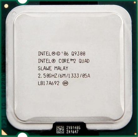 Процессор Intel Core 2 Quad Q9300, LGA 775,  OEM [eu80580pj0606m]