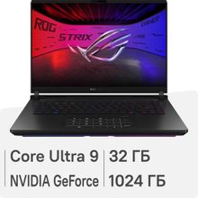 Изображение товара Игровой ноутбук ASUS ROG Strix Scar 16 G635LX-RW041 16 IPS 32ГБ 1ТБ RTX 5090 Windows