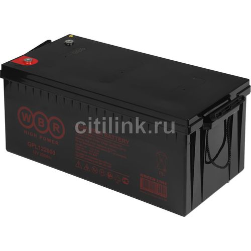 Аккумуляторная батарея WBR GPL122000 для ИБП, 12В, 200Ач [gpl122000 wbr]