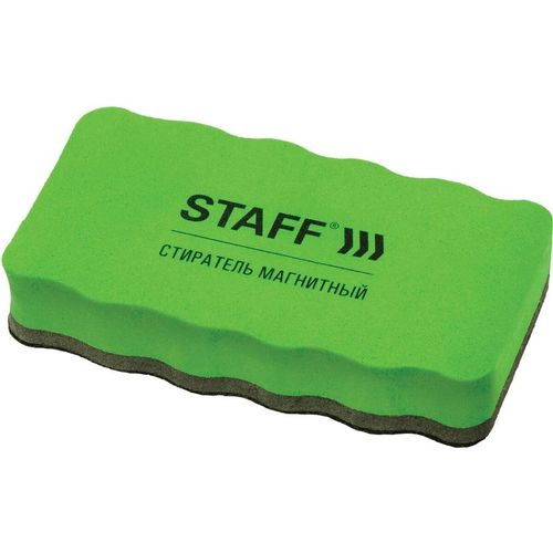 Стиратель STAFF Basic 237510 5.7x10.7см зеленый (упак.:10шт)