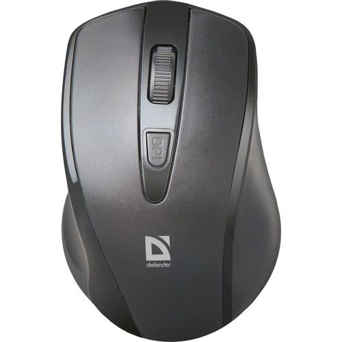 Мышь беспроводная Defender Datum MM-265, радио, оптическая, USB, 1600dpi, черный [52265]