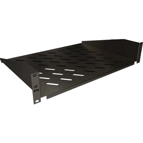 Полка стационарная NTSS NTSS-FF-350-BL, 2, 19", черный