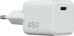 Изображение товара Сетевое зарядное устройство MAGSSORY ACH006w, USB-C, 45Вт, белый Изображение товара Сетевое зарядное устройство MAGSSORY ACH006w, USB-C, 45Вт, белый