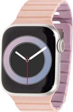 Ремешок ZIBELINO APL-42-L-MC-LPNKPUR для Apple Watch, розовый [zbs-apl-42-l-mc-lpnkpur]