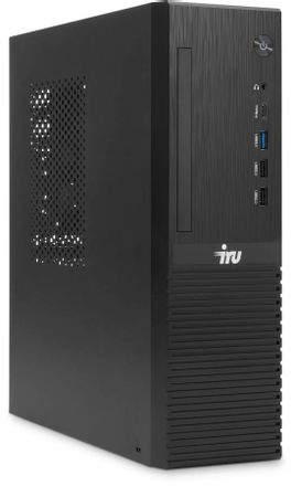 Компьютер iRU 310SC SFF Intel Core i3 12100,  DDR4 8ГБ, 256ГБ SSD, Intel UHD Graphics 730,  Windows 11 Pro,  черный [1969054]