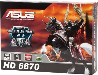 ASUS AMD Radeon HD 6670 1 DDR3 Ret eah6670 di 1gd3 613841