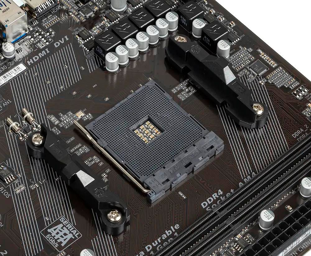 Gigabyte GA A320M S2H SocketAM4 AMD A320 mATX Ret 1029346