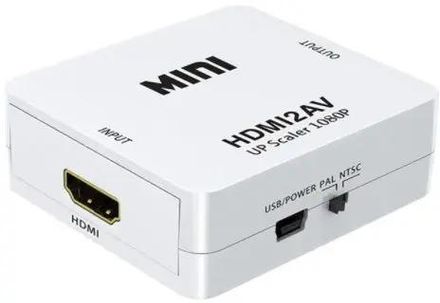 Адаптер аудио-видео PALMEXX 5-984, HDMI (f) - 3хRCA (f), ver 1.4, белый
