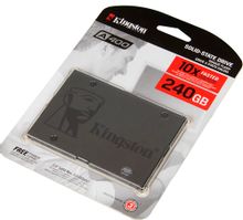 SSD накопитель Kingston A400 SA400S37/240G 240ГБ
