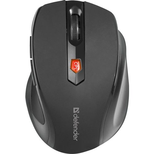 Мышь беспроводная Defender Ultra MM-315, радио, оптическая, USB, 1600dpi, черный [52315]