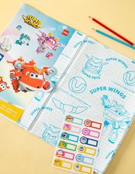Пленка Deli Super Wings EZ75112, для книги, с липким слоем, набор 10шт, ПП, гладкая, прозрачная, 500х360мм