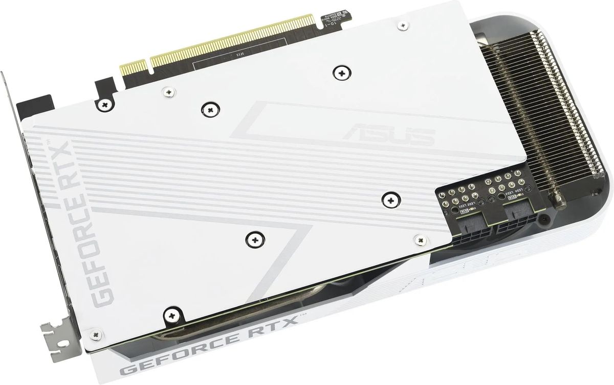 ASUS GeForce RTX3060ti 白 ASUS Dual NVIDIA GeForce RTX 3060 Ti White OC Edition Graphics