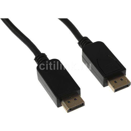 Кабель аудио-видео ver1.2, DisplayPort (m) — DisplayPort (m), ver 1.2, 2м, черный