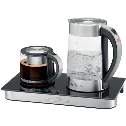 Чайный набор PROFI COOK PC-TKS 1056, 1.7л, стекло/металл