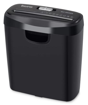 Уничтожитель бумаг Buro Home BU-S606S,  P-2,  5 мм, 6 лист. одновременно, 11л